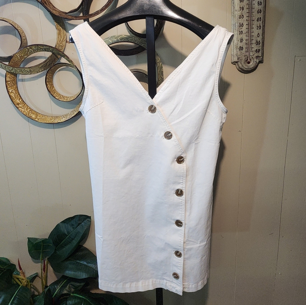 WARP + WEFT White Cotton Jumper
